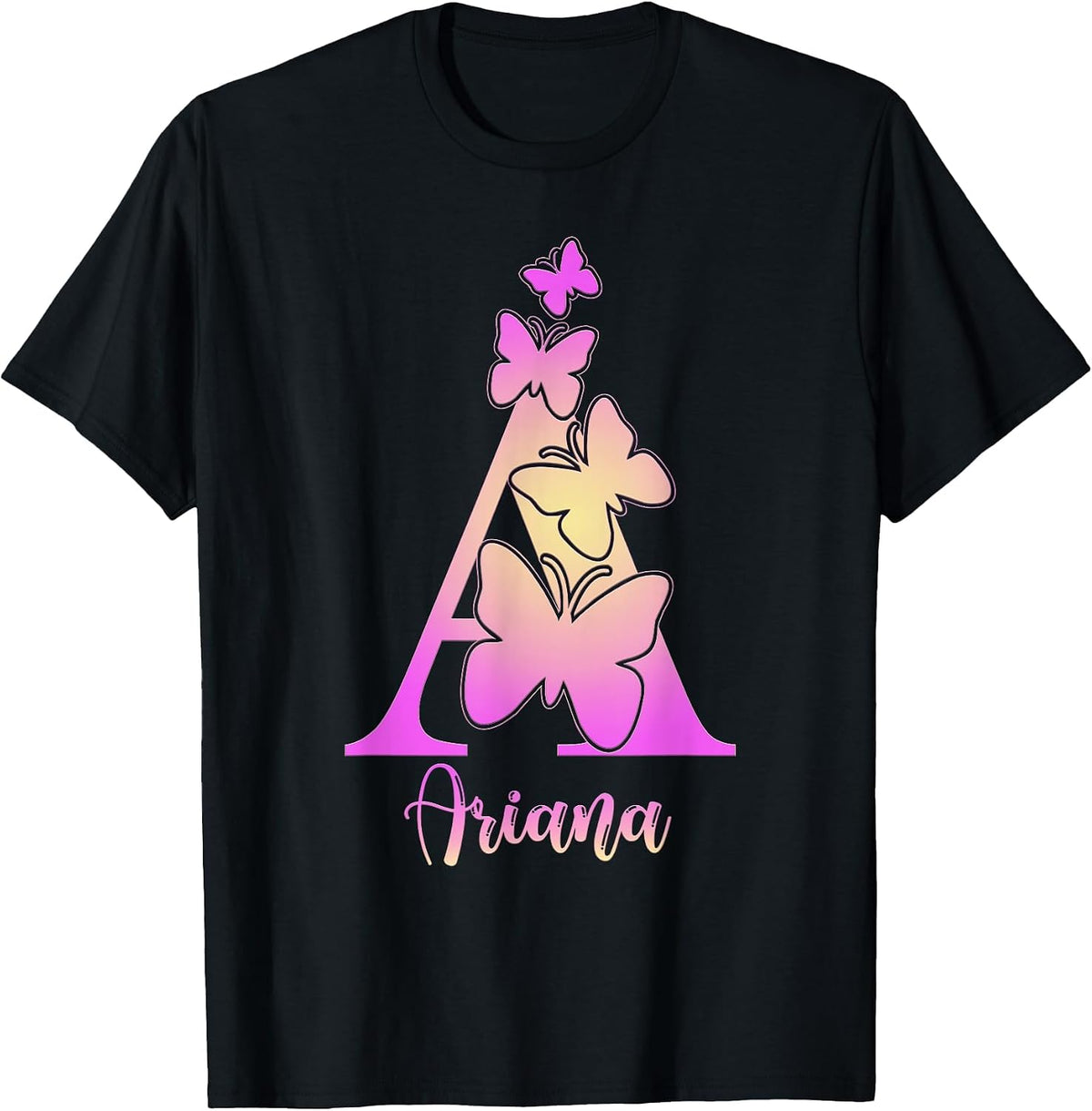 Ariana, Cute Personalized Butterfly Custom Kids Girls Name product image 1