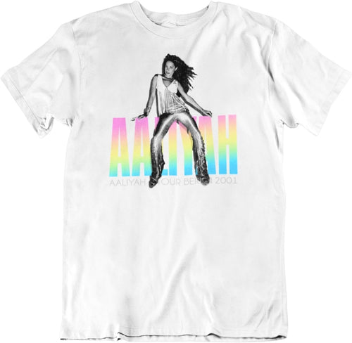 2Bhip Aaliyah Princess of R&B Singer Photo Graphic T Shirt product image 1