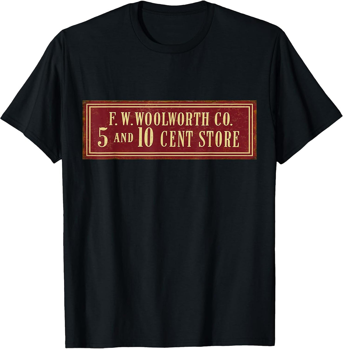 Woolworth Old Store Gone T-Shirt, Men, Black, Small product image 1