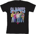 Kpop Demon Hunters Group Saja BoysYouth Black Crew Neck product image 1