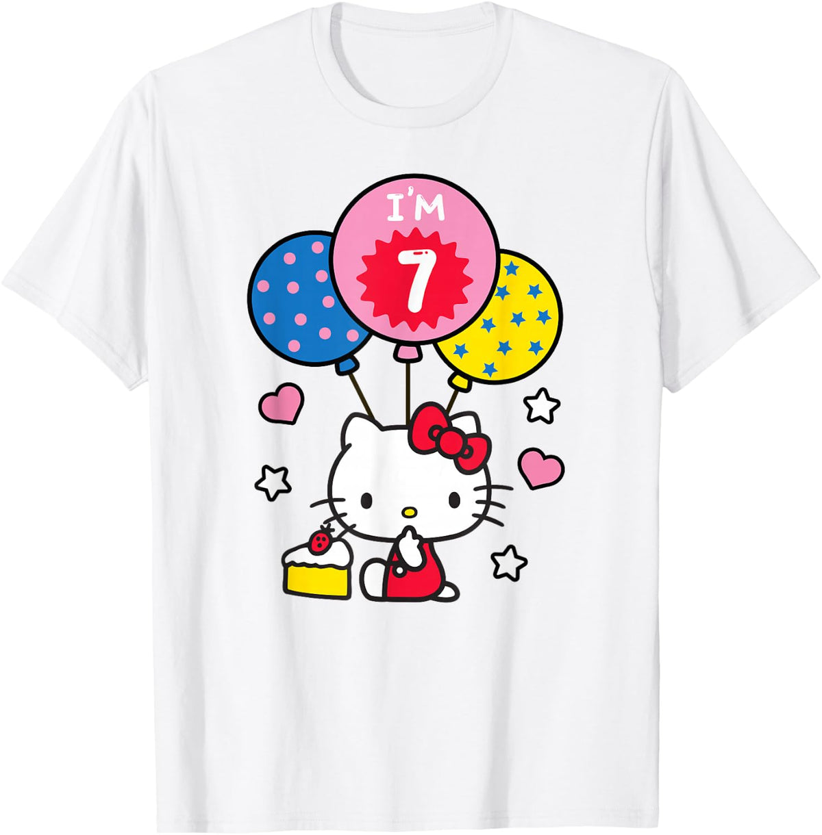 Hello Kitty I'm 7 Birthday T-Shirt product image 1