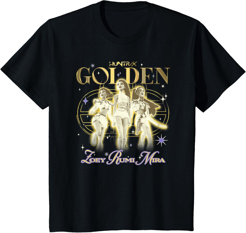Kpop Demon Hunters Huntrix Golden Zoey Rumi Mira T-Shirt product image 1