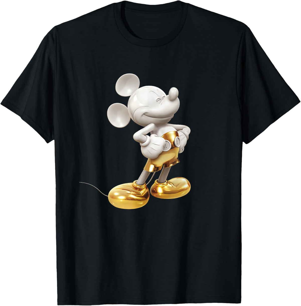 Disney Gold Mickey Mouse Pose,Short Sleeve T-Shirt product image 1