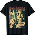 Japanese Woman Ramen Ritual Poster Art Food Women Girls Kids T-Shirt