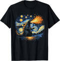 Japanese Starry Night Kaiju Funny Art Men Women Kids T-Shirt product image 1