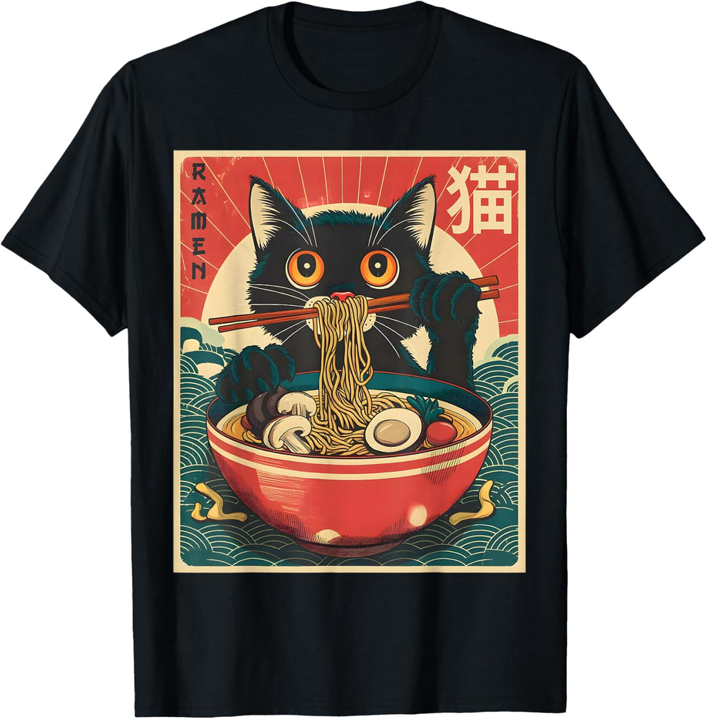 Unisex-Adults Unisex-Kids Kawaii Cat Anime Gifts Ramen product image 1