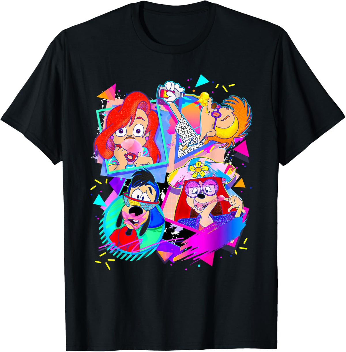 Disney A Goofy Movie Bubble Gum Retro Nineties Graphic Tees T Shirts for Men and Women
